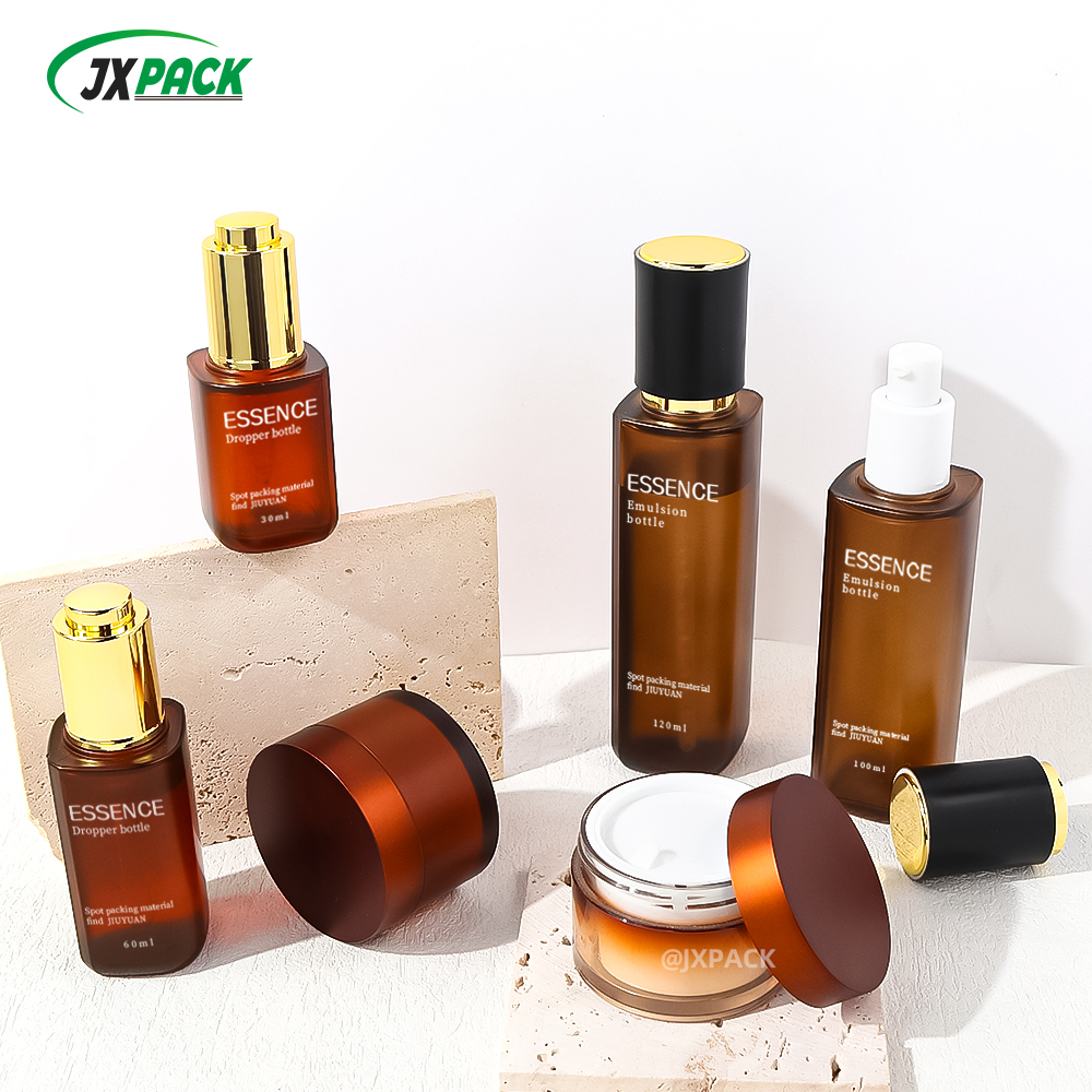 Haustier-Kunststoff-Kosmetikverpackungsflaschen 60 100 ML Hautpflegeserum-Dosierflaschen Ätherisches Öl Lotion Tropfflaschen