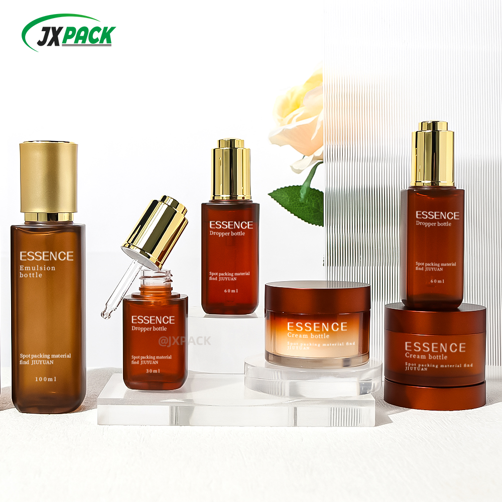 Haustier-Kunststoff-Kosmetikverpackungsflaschen 60 100 ML Hautpflegeserum-Dosierflaschen Ätherisches Öl Lotion Tropfflaschen