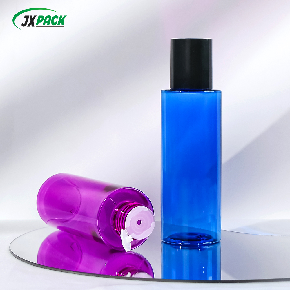 100-ml-Plastiklotionsflasche mit Klappdeckel für Gesichtsessenz